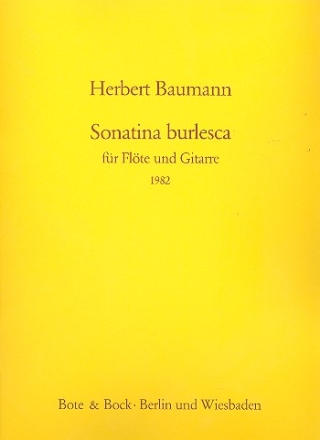 Sonatina burlesca fr Flte und Gitarre