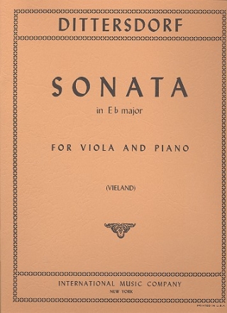 Sonata Eb major for viola and piano