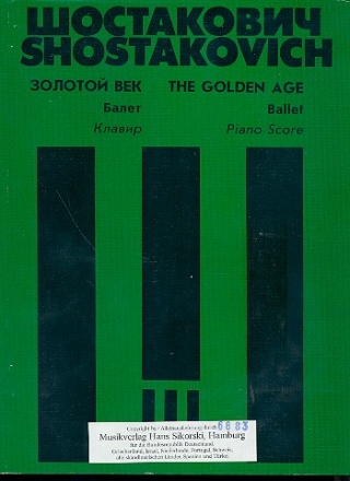 The Golden Age op.22 piano score