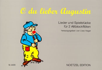 O du lieber Augustin fr 2 Altblocklflten Spielpartitur