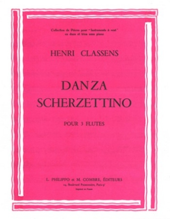 DANZA SCHERZETTINO POUR 3 FLUTES 3PARTIES