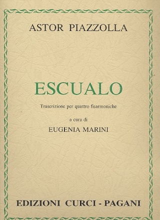 Escualo  per 4 fisarmoniche score and parts