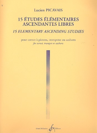 15 tudes lmentaires ascendantes libres pour trompette (cornet ou saxhorns)