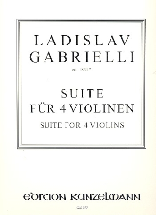 Suite fr 4 Violinen Stimmen