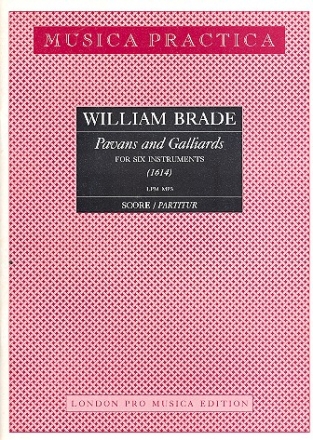 Pavans and Galliards for 6 instruments score thomas, b., ed.