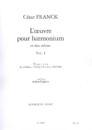 L'oeuvre pour harmonium vol.1