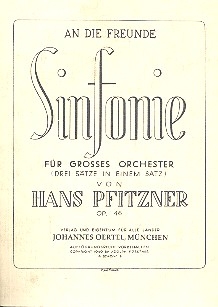 Sinfonie op.46 fr Orchester Studienpartitur