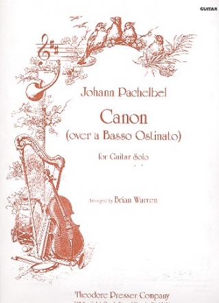 Canon over a basso ostinato for guitar