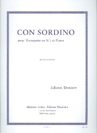 Con sordino pour trompette et piano