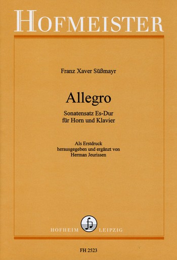 Allegro  fr Horn in Es und Klavier
