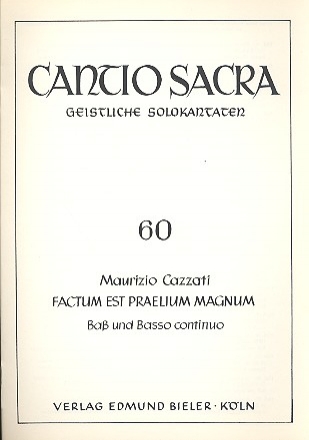 Factum est praelium magnum fr Ba und Bc