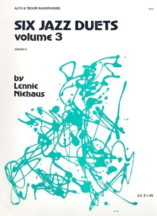 6 Jazz Duets vol.3 for alto and tenor saxophones (grade 3)