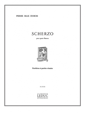 Scherzo pour 4 bassons partition et parties