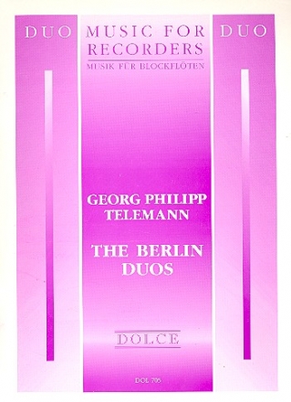 The Berlin Duos for 2 alto recorders