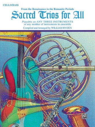 Sacred Trios for all for 3 cellos (bass)    score