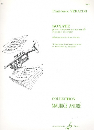 Sonate pour trompette ou cor en sib et piano ou orgue