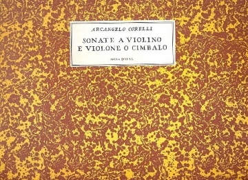 Sonate op.5  a violino e violone o cimbalo Faksimile