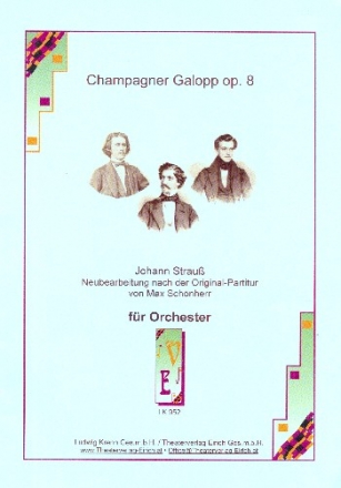 Champagner-Galopp op.8 fr Orchster (Salonorchester) Direktion und Stimmen (3/3/2/2/1)