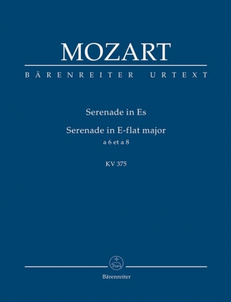 Serenade Es-Dur KV375 fr Blser Studienpartitur (Fassung fr Sextett und Oktett)