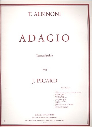 Adagio sol mineur pour violon et orgue
