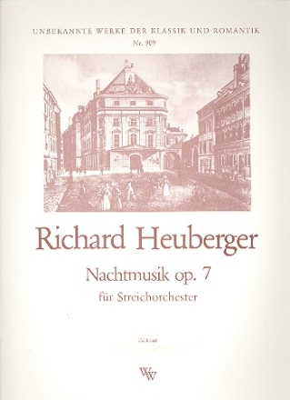 Nachtmusik op.7 fr Streichorchester Partitur