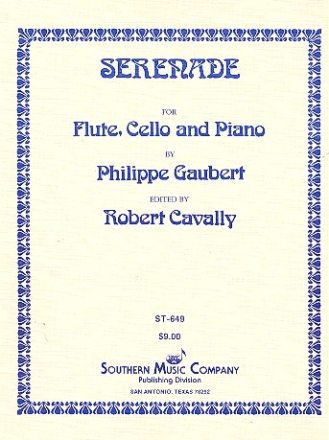 Serenade for flute, cello and piano parts