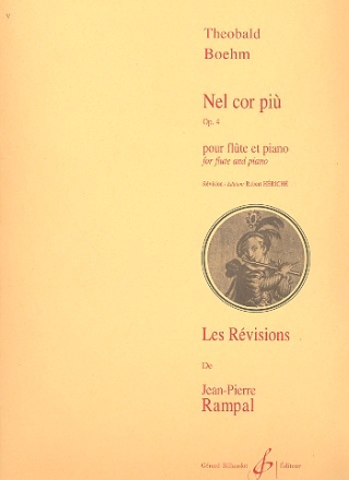 Nel cor pi op.4 pour flute et piano Hrich, R., arr.