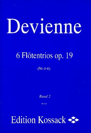 6 Trios op.19 Band 2 (Nr.4-6) fr 3 Flten Partitur und Stimmen