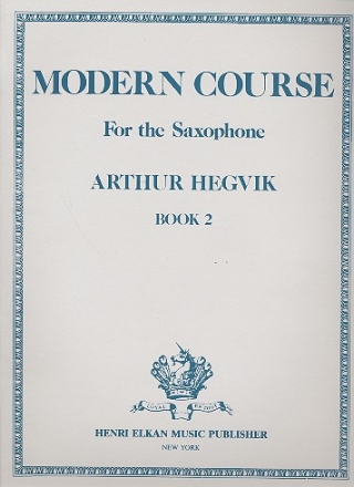 Modern Course vol.2 for the saxophone