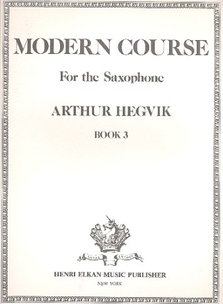 Modern Course for the saxophone vol.3