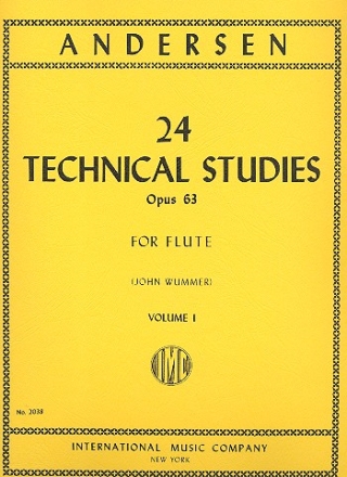 24 technical Studies op.63 for flute
