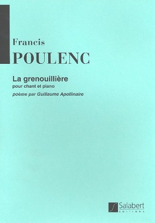 La grenouillire pour voix et piano