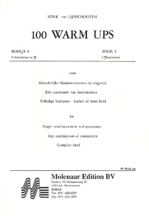 100 warm ups vol.8 for C bass instruments