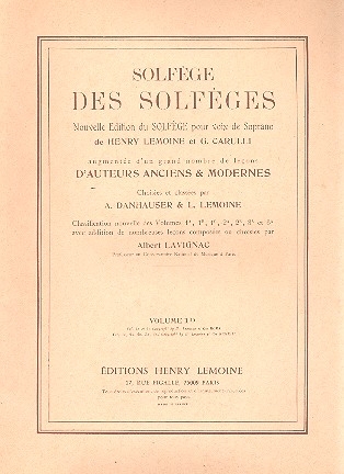 Solfge des solfges vol.1d pour 2 voix (s/a) et piano (bass clef)