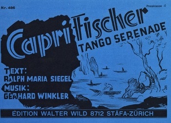 Capri-Fischer fr diatonische Handharmonika in Griffschrift (mit Text)