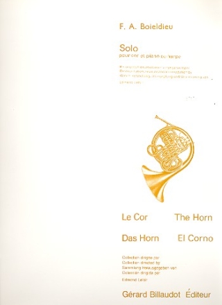 Solo pour cor en fa et piano ou harpe