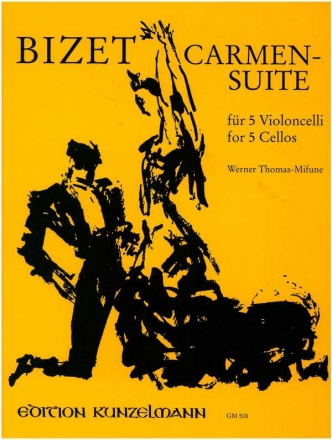 Carmen-Suite fr 5 Violoncelli Stimmen