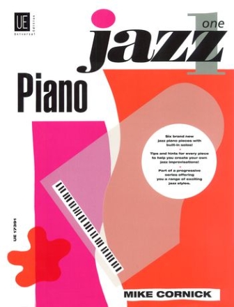 Piano jazz vol.1: 6 brand new jazz pieces with built-in solos