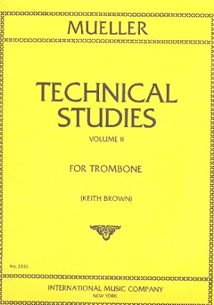 TECHNICAL STUDIES VOL.2 FOR TROMBONE BROWN, KEITH, ED.