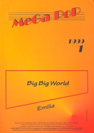 Big big World: Einzelausgabe fr Klavier  (mit Text) Emilia, Interpretin