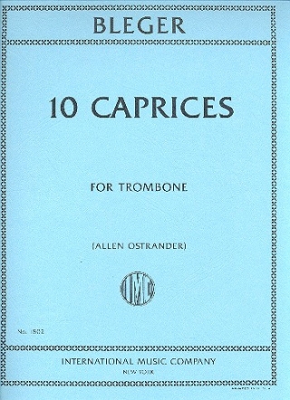 10 Caprices for trombone