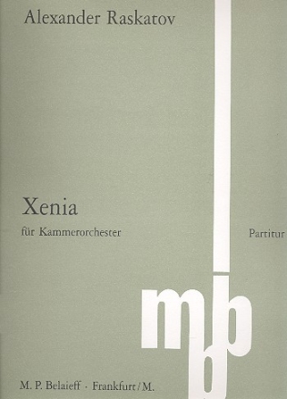 Xenia fr Kammerorchester Partitur