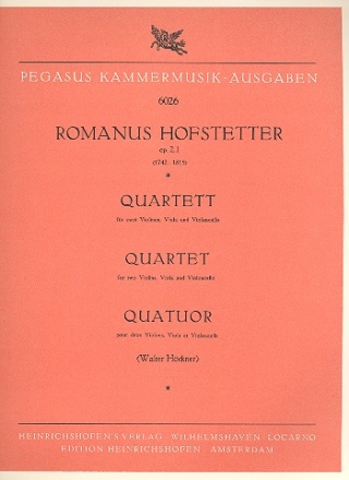 Streichquartett F-Dur op.2,1 Stimmen