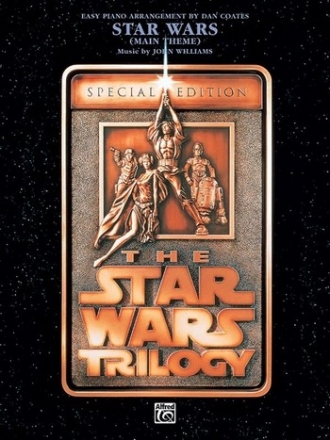 Star Wars: Main Theme for easy piano (larger notes/chords)
