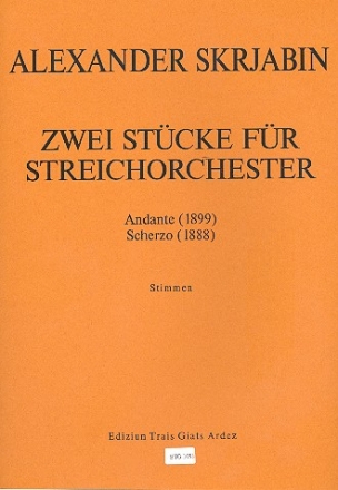 2 Stcke fr Streichorchester Stimmen