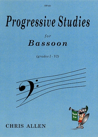 Progressive Studies for bassoon (grades 1-6)