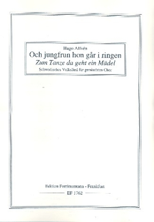 Zum Tanze da geht ein Mdel fr gem Chor a cappella Partitur (dt/schw)