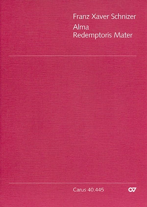 ALMA REDEMPTORIS MATER FUER GEM CHOR, HORN OBL., 2 VL, VIOLONE, OR- GEL    PARTITUR (LA)