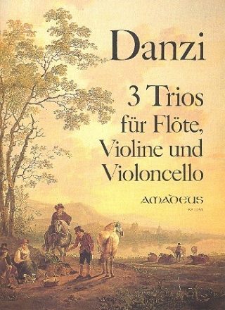 3 Trios op.71  fr Flte, Violine und Violoncello Stimmen