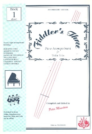 Fiddler's Three vol.1 piano accompaniment for violin trios